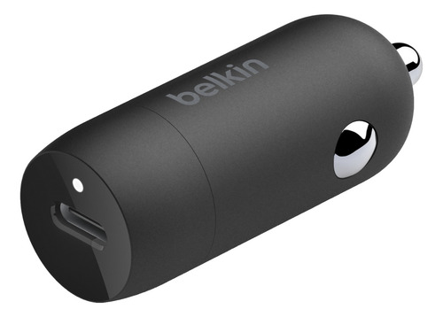 Belkin Cargador De Coche 30w Usb-c + Cable Usb-c A Lightning Negro