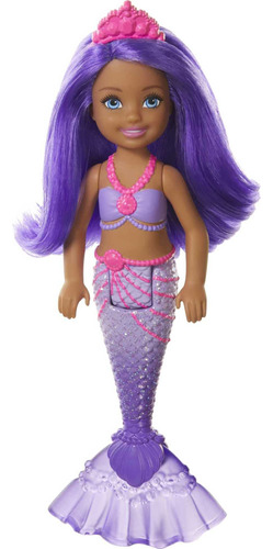 Barbie - Muñeca De Sirena Chelsea Con Pelo Y Co.