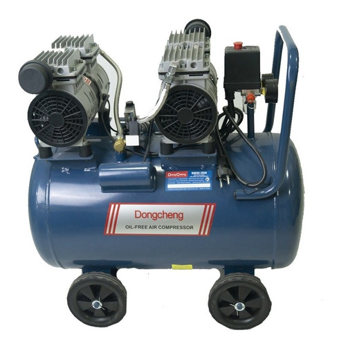 Compresor De Aire Silencioso 50 Lt 1600w  Dongcheng 2,1 Hp