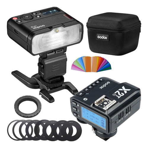Kit Flash Macro Godox Mf12 Para Câmera Nikon y Rádio X2t