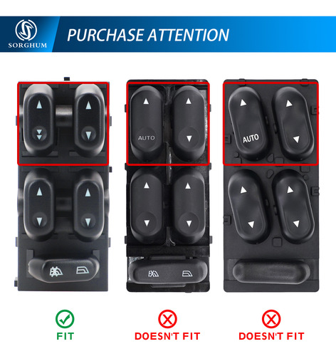 Interruptor De Ventana Para Ford F-150 Expedition/lincoln 03