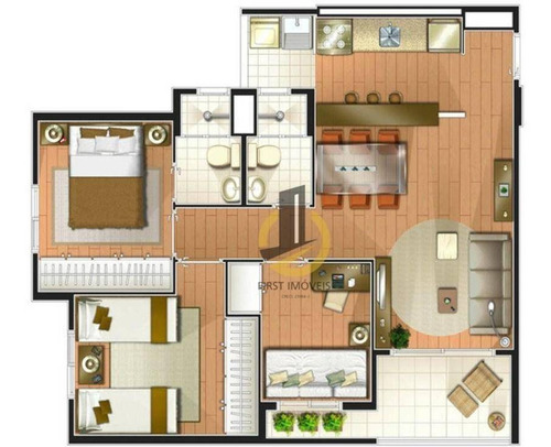 Imagem 29 de 29 de Apartamento Com 3 Dormitórios À Venda, 63 M² Por R$ 628.000,00 - Jardim Vergueiro (sacomã) - São Paulo/sp - Ap1848