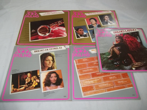 Vinil Lp Serie Brilho Mpb Shows Sucessos Estrelas C 5 Discos