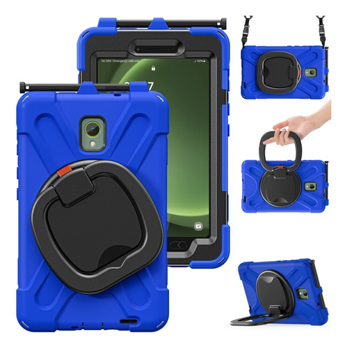 Funda De Silicona Azul Para Samsung Galaxy Tab Active5 X300