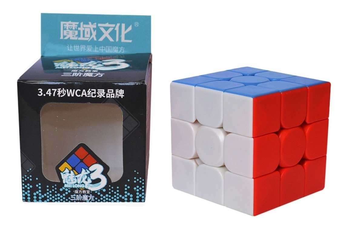 Cubo Rubik 3x3 Meilong Moyu Stickerless Speed Original Compranube