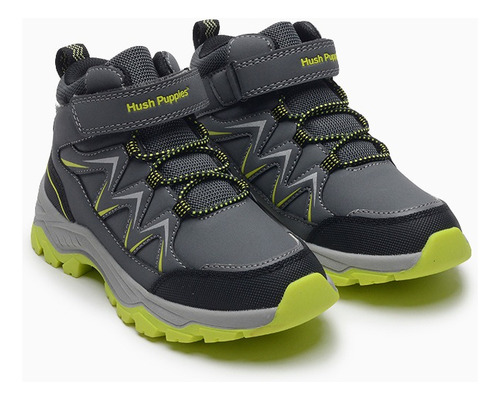 Hush Puppies Road Niños Outdoors Botita Trekking Impermeable