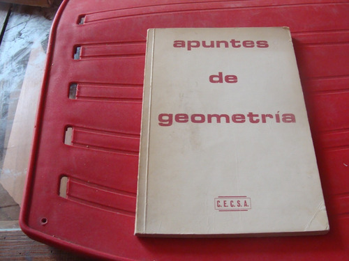 Apuntes De Geometria , Año 1975