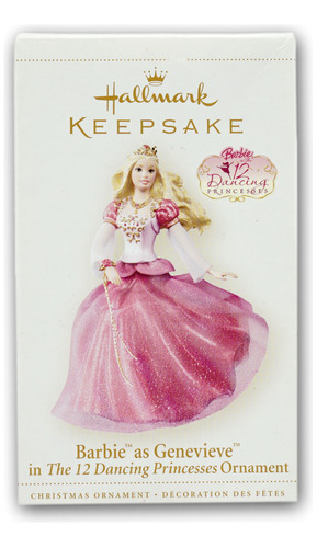 Hallmark Ornament Barbie As Genevieve 12 Dancing Princesses