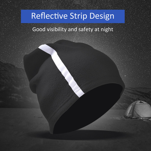 Polaina Ajustable De Forro Polar: Bufanda Reflectante Para D