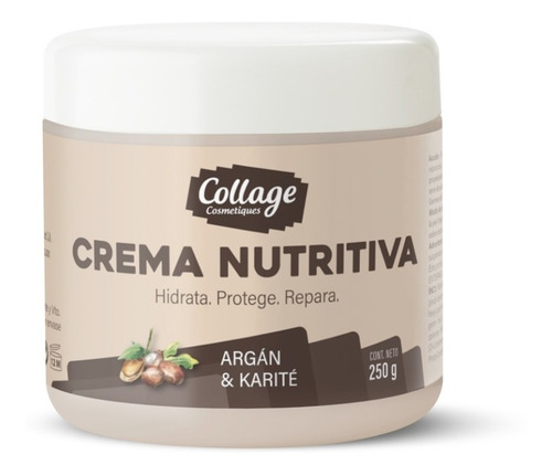 Crema Nutritiva Con Argán & Karité Collage X250g