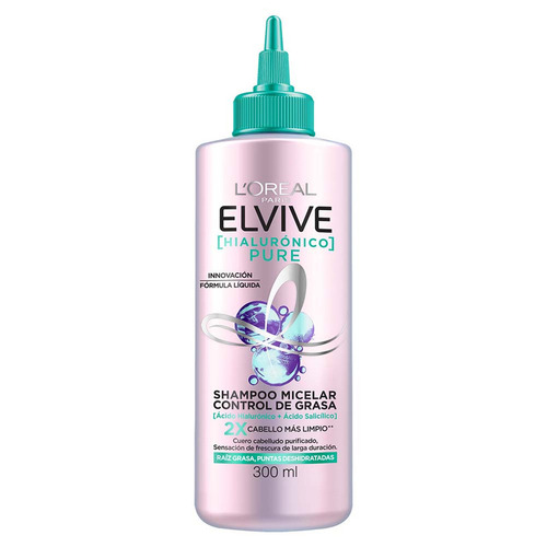 Shampoo L'oréal Paris Elvive Pure Micelar 300ml