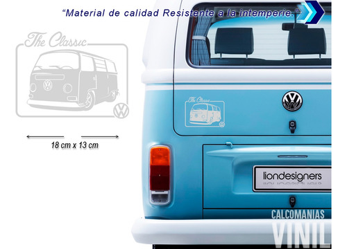 Calcomania Combi Vw