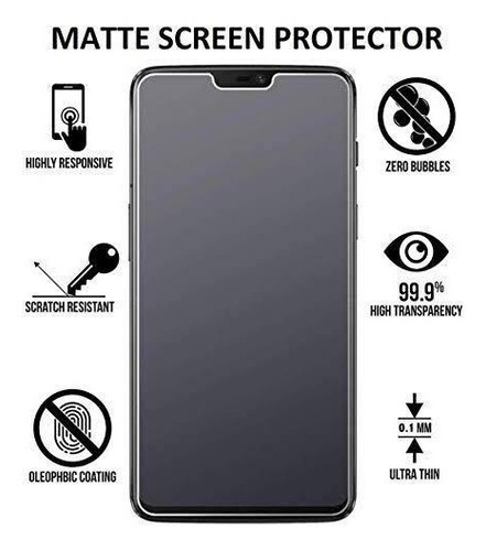 Imagen 2 de 4 de Vidrio Protector Cerámica Matte Xiaomi Redmi Note 9 Chacao