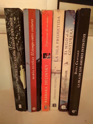 Lote X 6 Libros Usados. Novelas Landscape