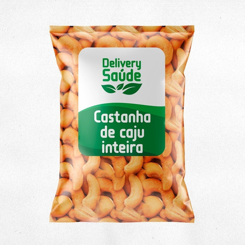 Castanha De Caju Inteira Alta Qualidade - 500g Sem Sal