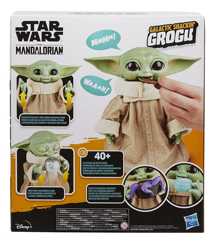 Star Wars Galactic Snackin Grogu Juguete Animatrónico F2849 Grogu