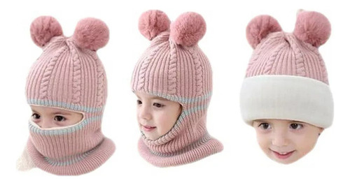 Pasamontañas For Children, 2 Units, For Otoño E Winter,