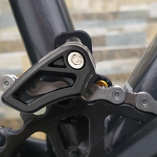 GuĂa De Cadena De Bicicleta Protector De Cadena De Negro