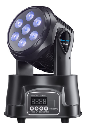 Sevenstars - Luces De Dj Para Cabeza Mvil De 60 W, Iluminaci