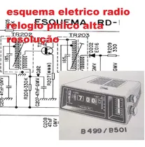 Comprar Esquema Radio  Philco B499 Rd111  Em Pdf Via Email