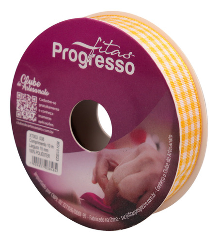 Fita Xadrez Junina Xt003 Progresso 15mm 10 Metros Fina