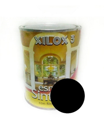 Xilox 3 Sintetico Alta Temperatura Negro Brill 1 Lt (400 °c)