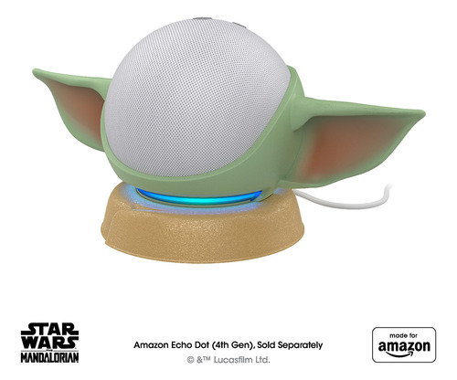 Soporte Para Echo Dot 4ta Y 5ta Gen Mandalorian Baby Color