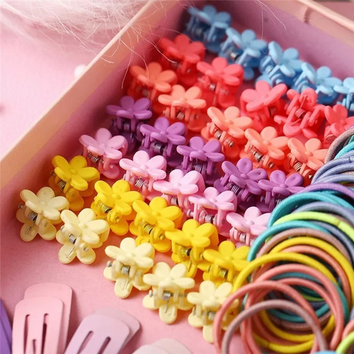 780pcs Mini Ligas Para Cabello Elásticas Dama Accesorios Etc