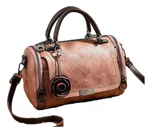 Bolso Bandolera Con Colgante De Flores Para Mujer
