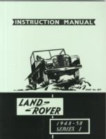 Land Rover Series 1 Instruction Manual 1948-58 (4277) : Offi