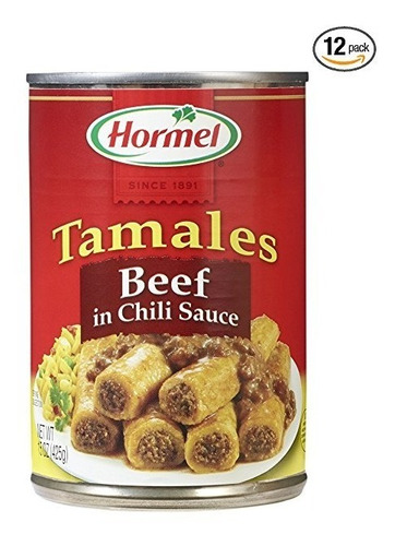 Tamales De Carne Hormel, En Salsa De Chili, Unidades De 15 O