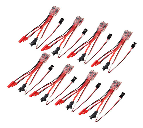 Juego De 8 Cepillos Esc Para Modelos Rc De Coches Y Barcos,