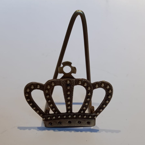 Imagen 3 de 7 de Servilletero Metal Corona Cobre Vintage Chapadeco