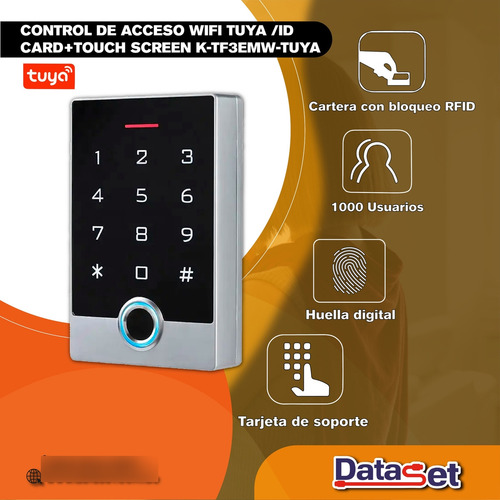 Control De Acceso Wifi Tf3emw Tuya