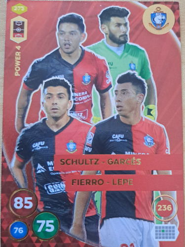 Carta Adrenalyn Xl Futbol Chileno 2019  Power 4 Antofagasta