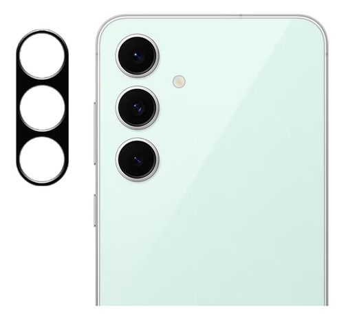 Kit Para Galaxy S24 Fe Película De Vidro 3d + Capa + Câmera