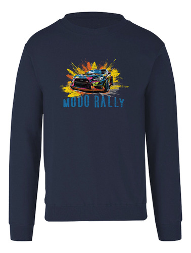 Sudadera Cuello Redondo - Modo Rally - Autos