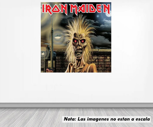 Vinil Sticker Pared 50cm Lado Iron Maiden Modld0005