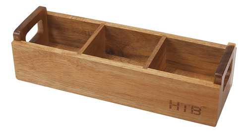 Caja Pequeña De Madera Para Bolsitas De Té De , 3 Com...