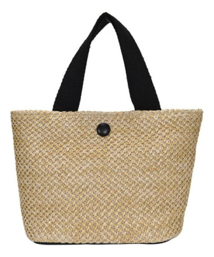 Bolso De Mano Mimbre Mujer Playa Verano