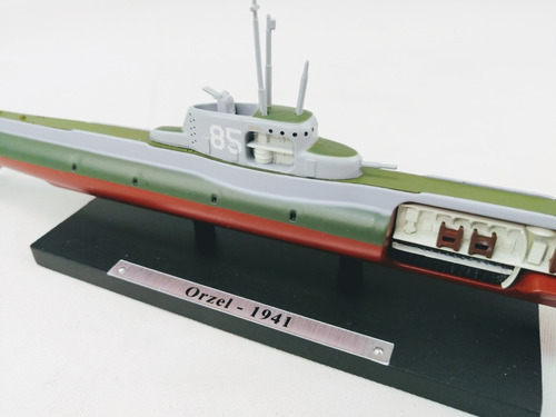 Listo modelo submarino "o.r.p atlas 1941 orzel" 1:350 nuevo metal 