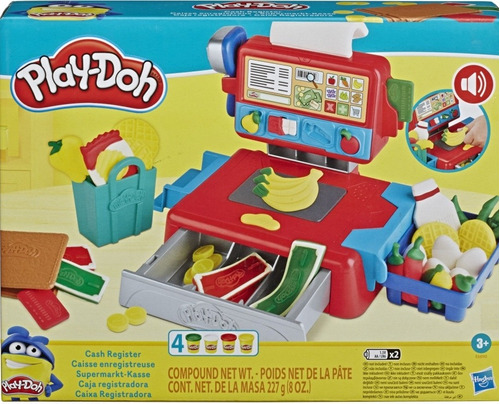 Play Doh - Caja Registradora - Contiene 4 Potes - Sonido !