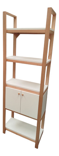Estantería Librero Organizador Biblioteca Madera C/puertas Miel