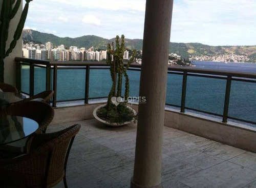 Imagem 7 de 8 de Cobertura Com 5 Dormitórios À Venda, 680 M² Por R$ 8.000.000,00 - Icaraí - Niterói/rj - Co1417
