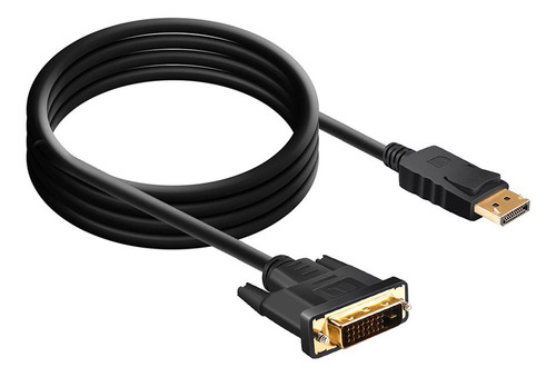 Imagem 2 de 7 de Cabo Adaptador Displayport Para Dvi Macho 3m 3 Metros