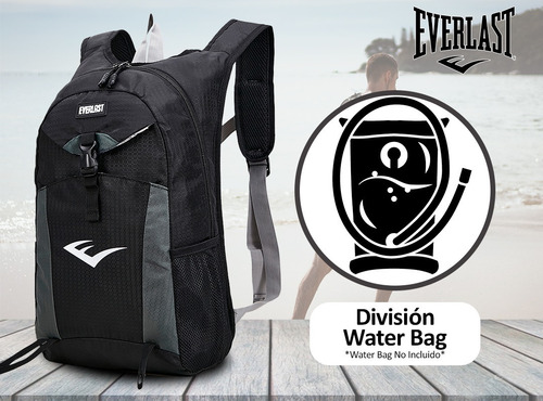 Imagen 5 de 10 de Mochila Everlast Running Liviana Trekking Deporte Diseño New