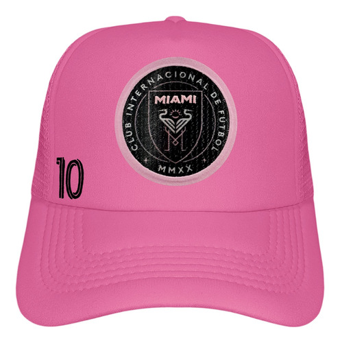 Gorra Trucker Inter De Miami Escudo Messi 10