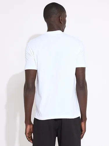 Polera Diffused Graphic Blanco Calvin Klein