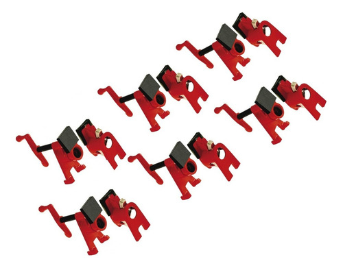 Kit Com 6 Grampos Sargentos Para Canos 3/4 Pipe Clamp