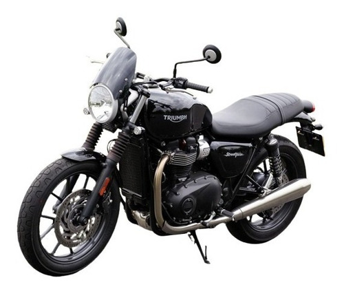 Imagem 3 de 7 de Bolha Triumph Bonneville(todas)não Acompanha Suportes-300mm